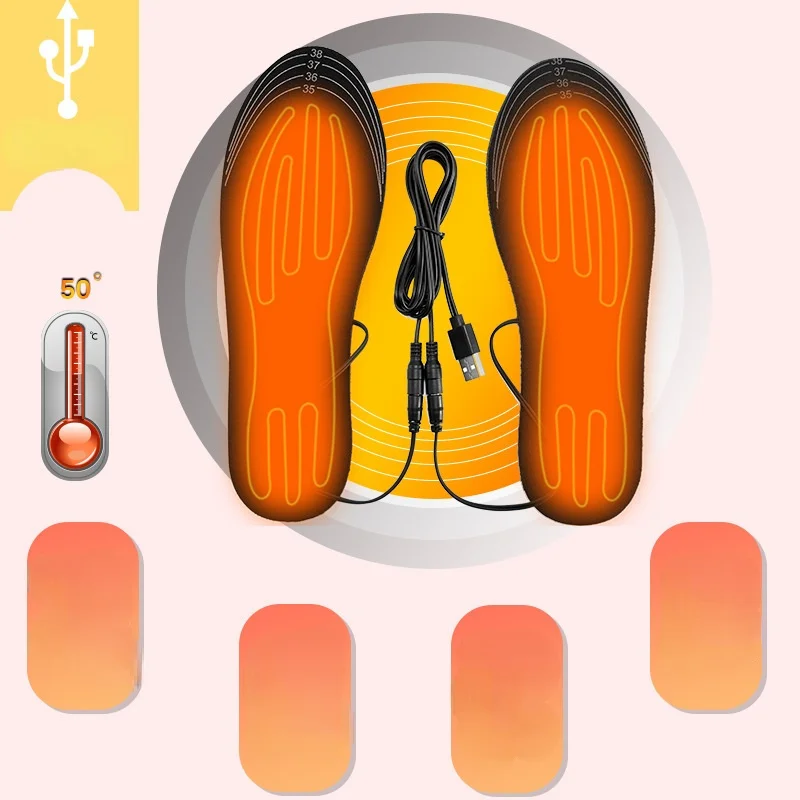Thermal Sock Winter - Winter Electric Heated Insoles USB Heating