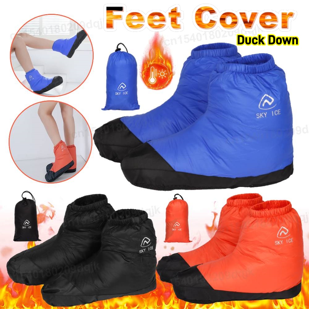 Ultralight Down Booties Duck D - Thermal Sock Winter ulasan dan harga
