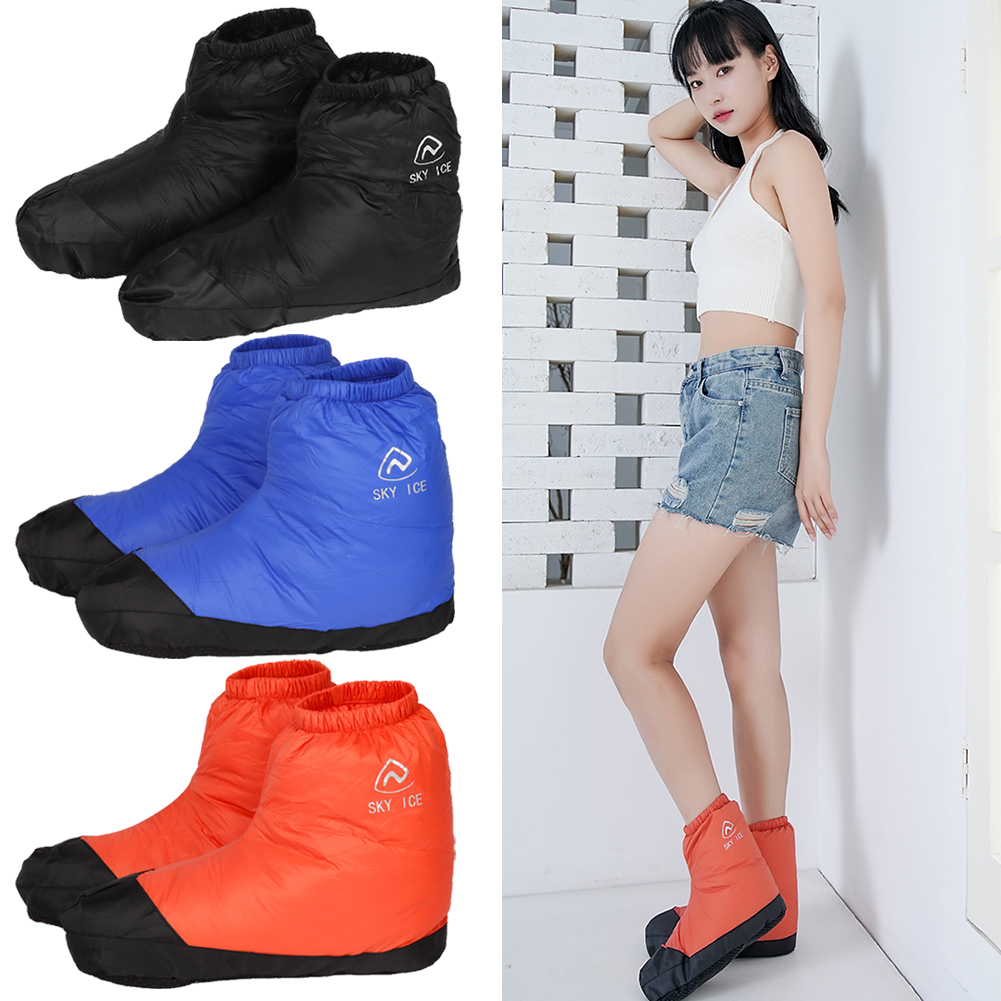 Ultralight Down Booties Duck D - Thermal Sock Winter ulasan dan harga