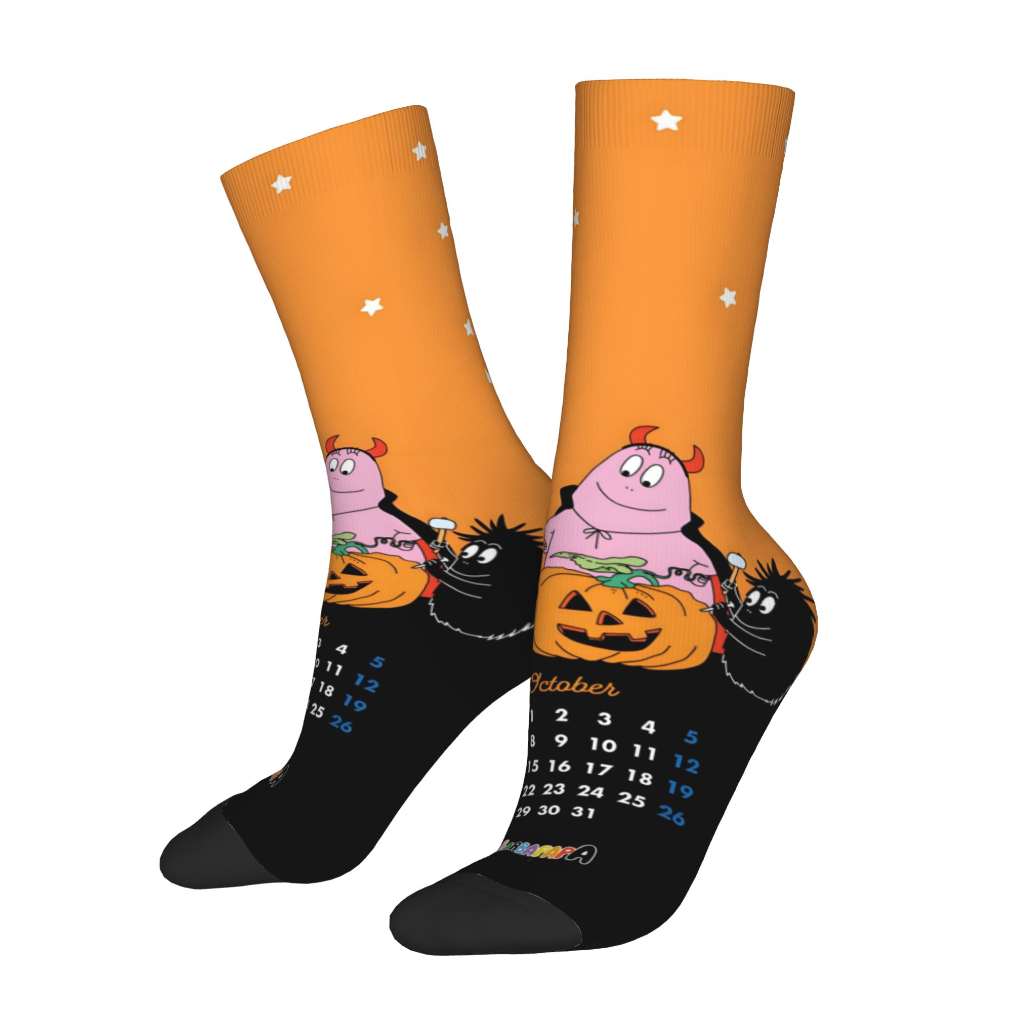 Custom Funny Cartoon Barbapapa - Dress Sock Men ulasan dan harga