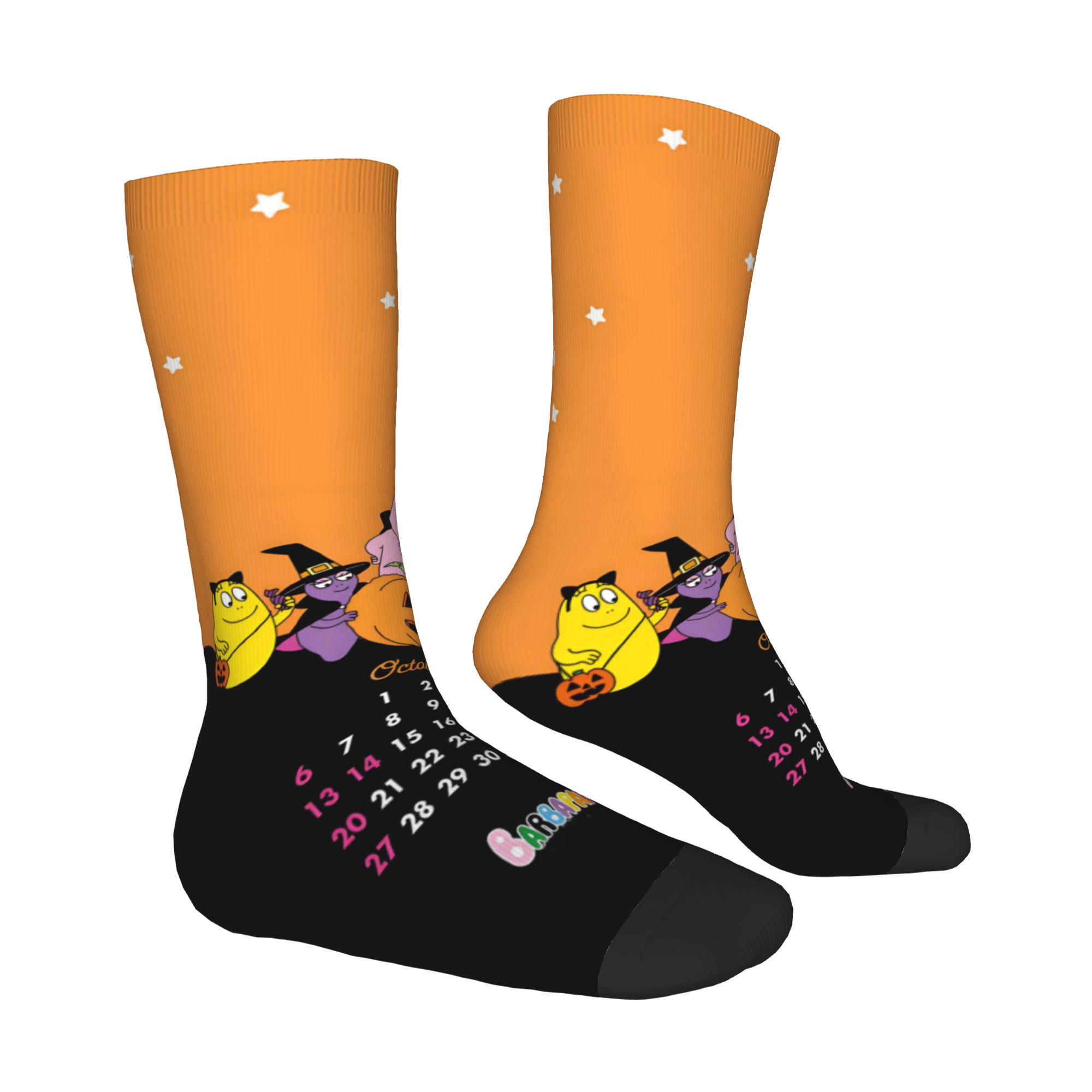 Custom Funny Cartoon Barbapapa - Dress Sock Men ulasan dan harga