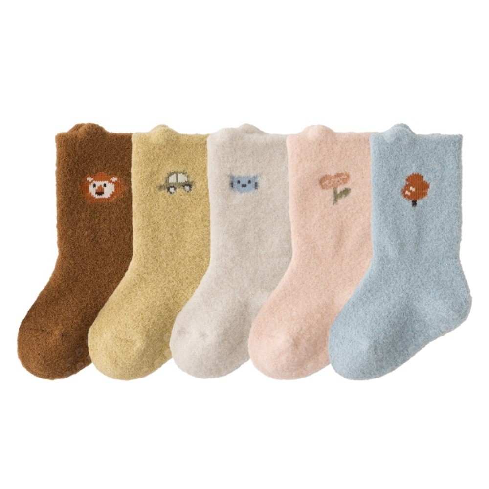 2 pairs New Cute Animal Socks  - Thermal Sock Winter ulasan dan harga
