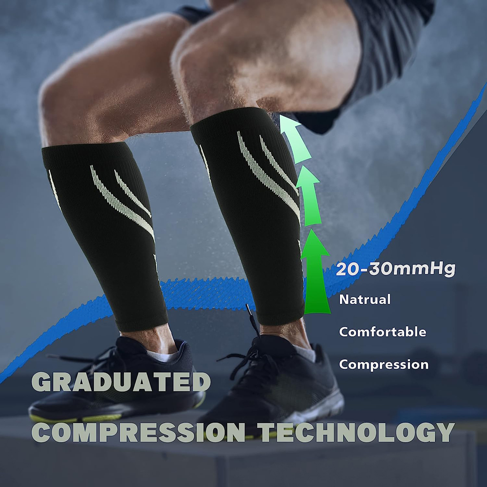 1Pair Calf Compression Sleeves - Compression Sleeve Calf ulasan dan harga