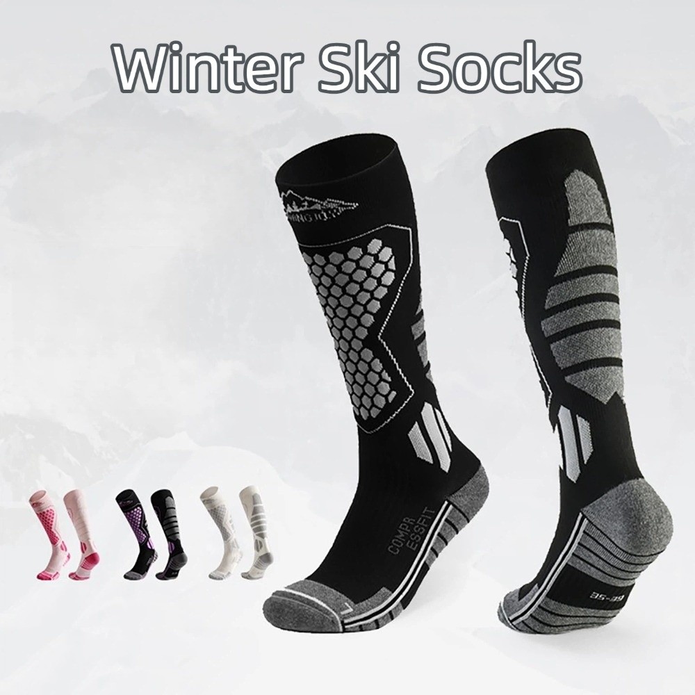 New Thickened Ski Socks Breath - Thermal Sock Winter ulasan dan harga
