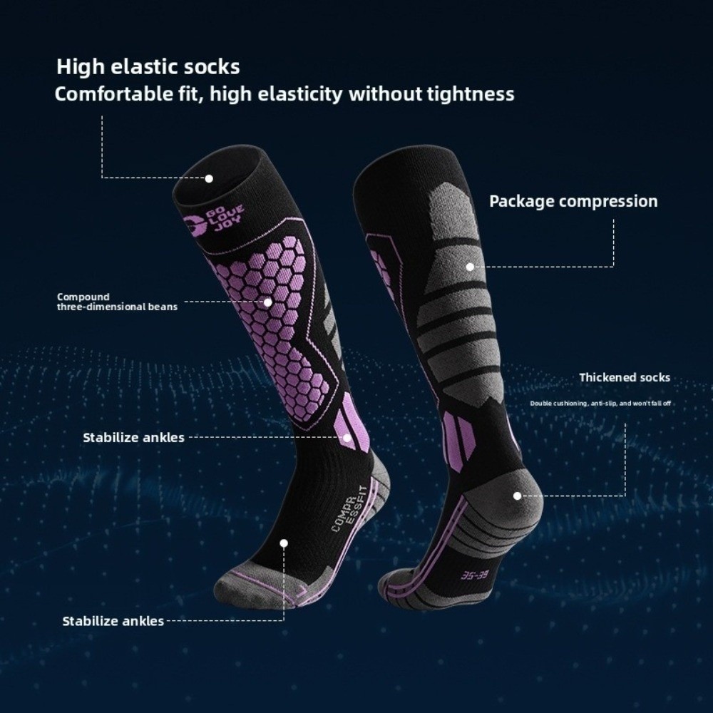 New Thickened Ski Socks Breath - Thermal Sock Winter ulasan dan harga