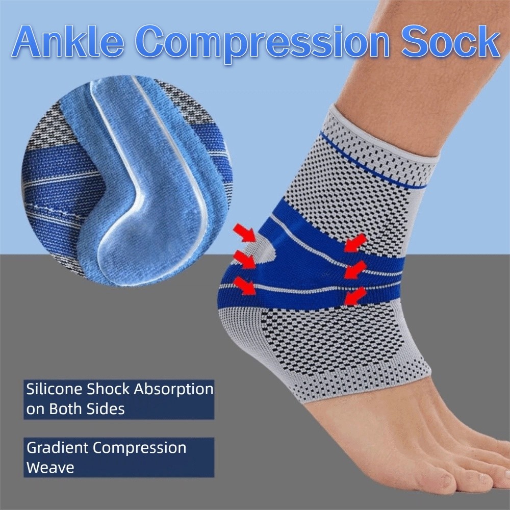 Knitted Sports Ankle Brace Lig - Ankle Brace Sock ulasan dan harga