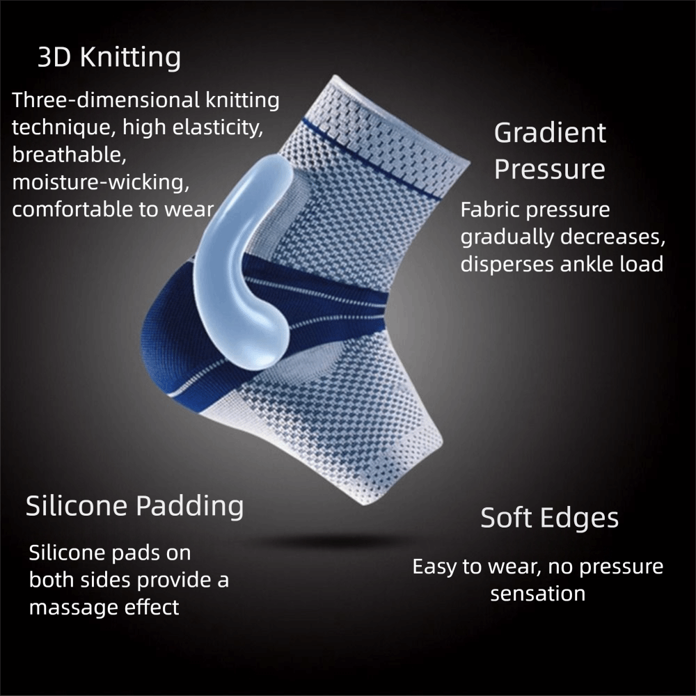 Knitted Sports Ankle Brace Lig - Ankle Brace Sock ulasan dan harga