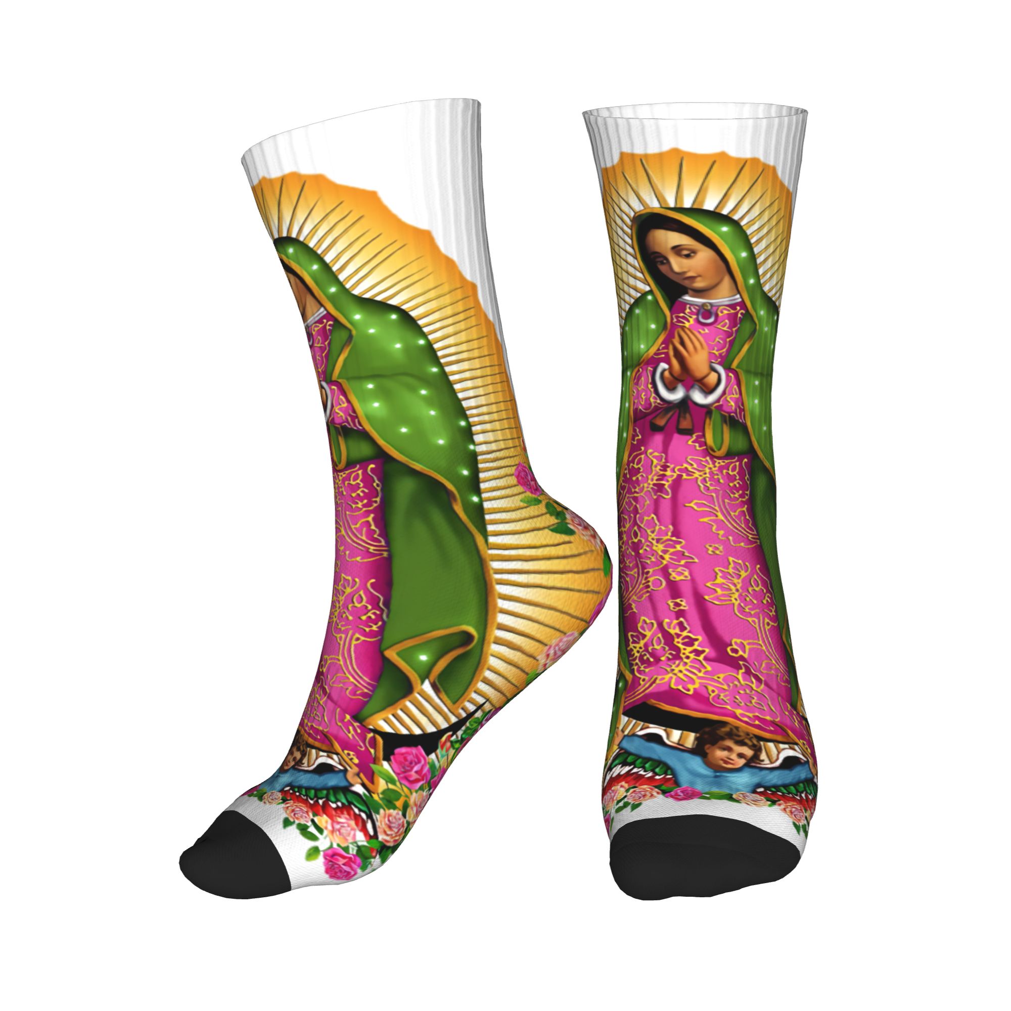 Novelty Men's Our Lady of Guad - Dress Sock Men ulasan dan harga