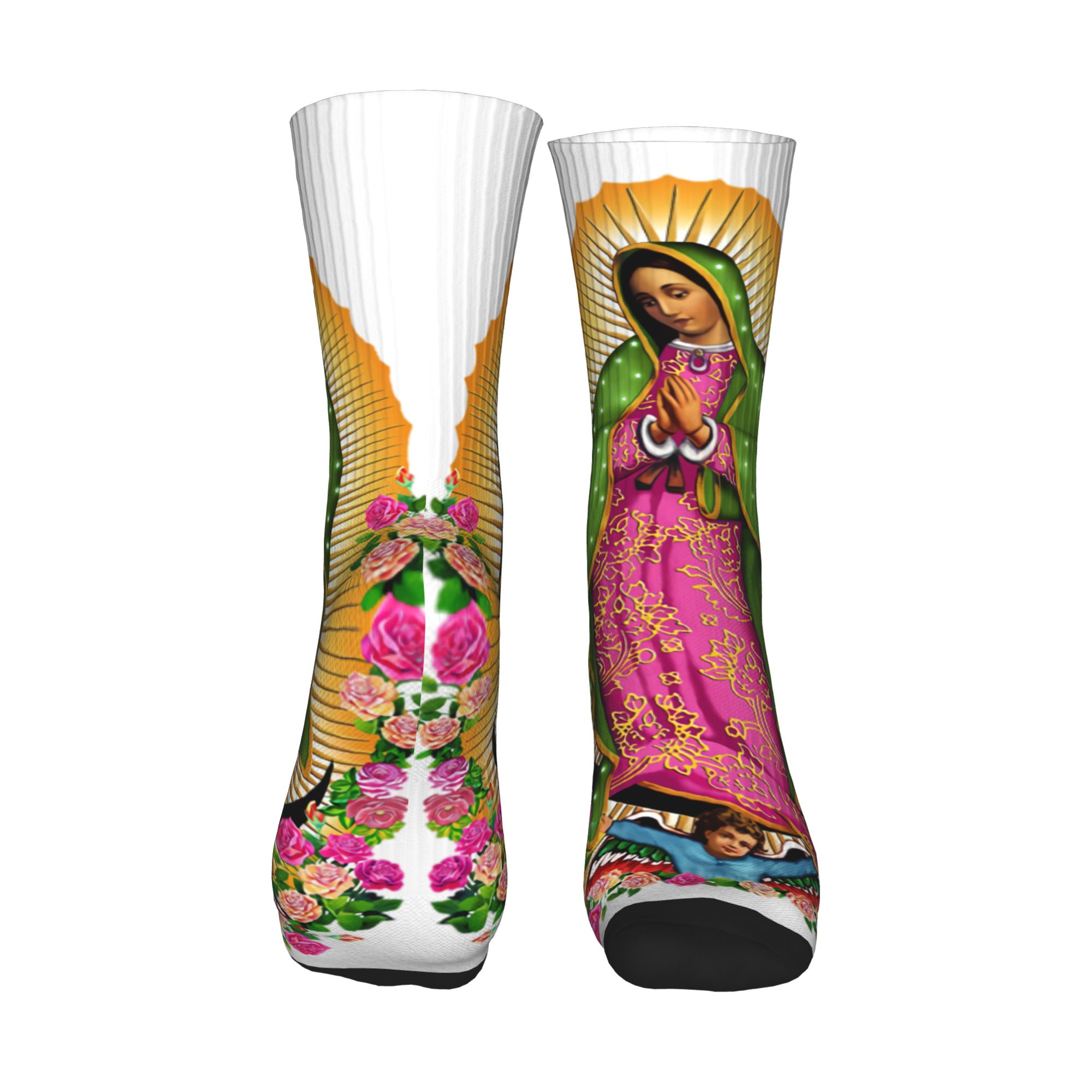 Novelty Men's Our Lady of Guad - Dress Sock Men ulasan dan harga