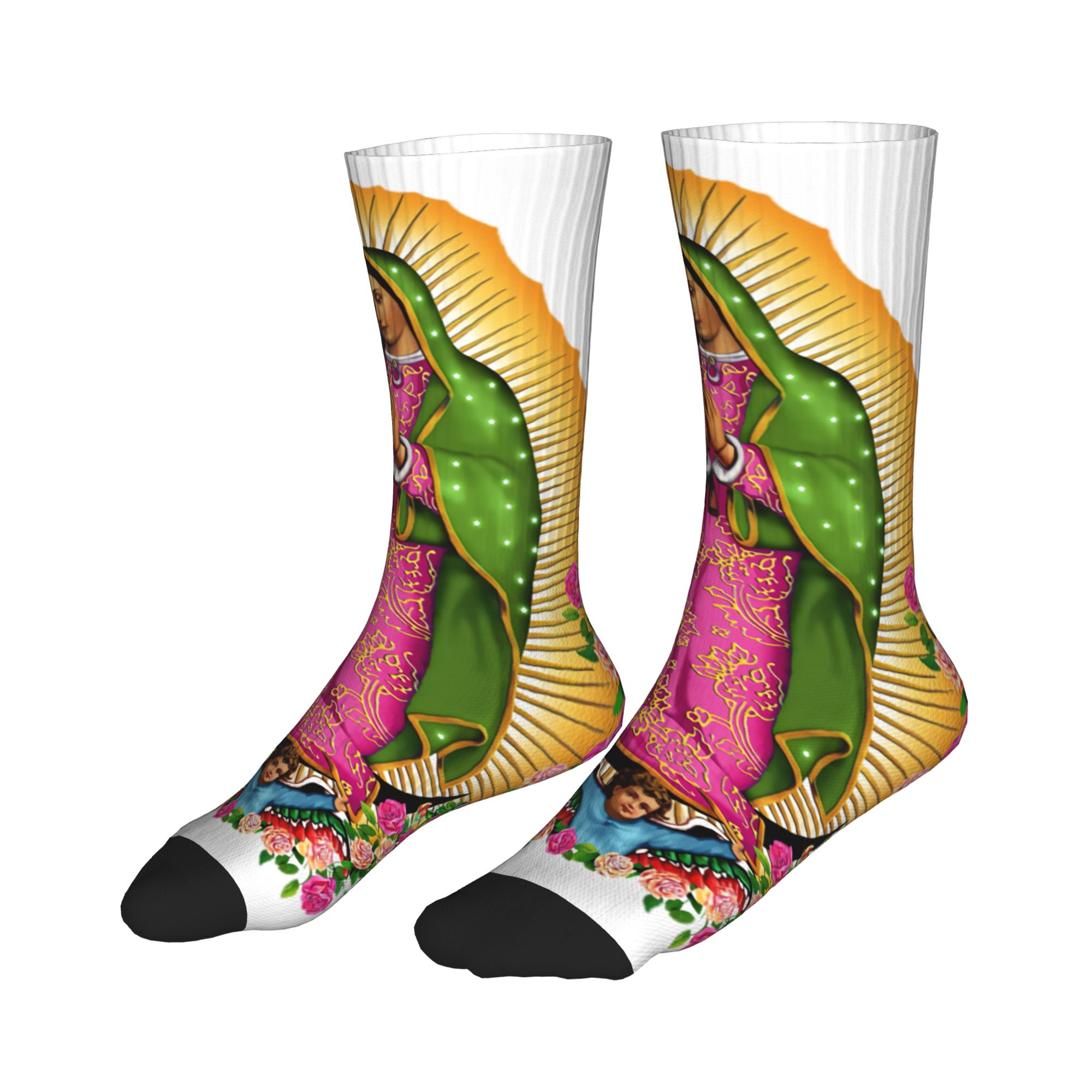 Novelty Men's Our Lady of Guad - Dress Sock Men ulasan dan harga