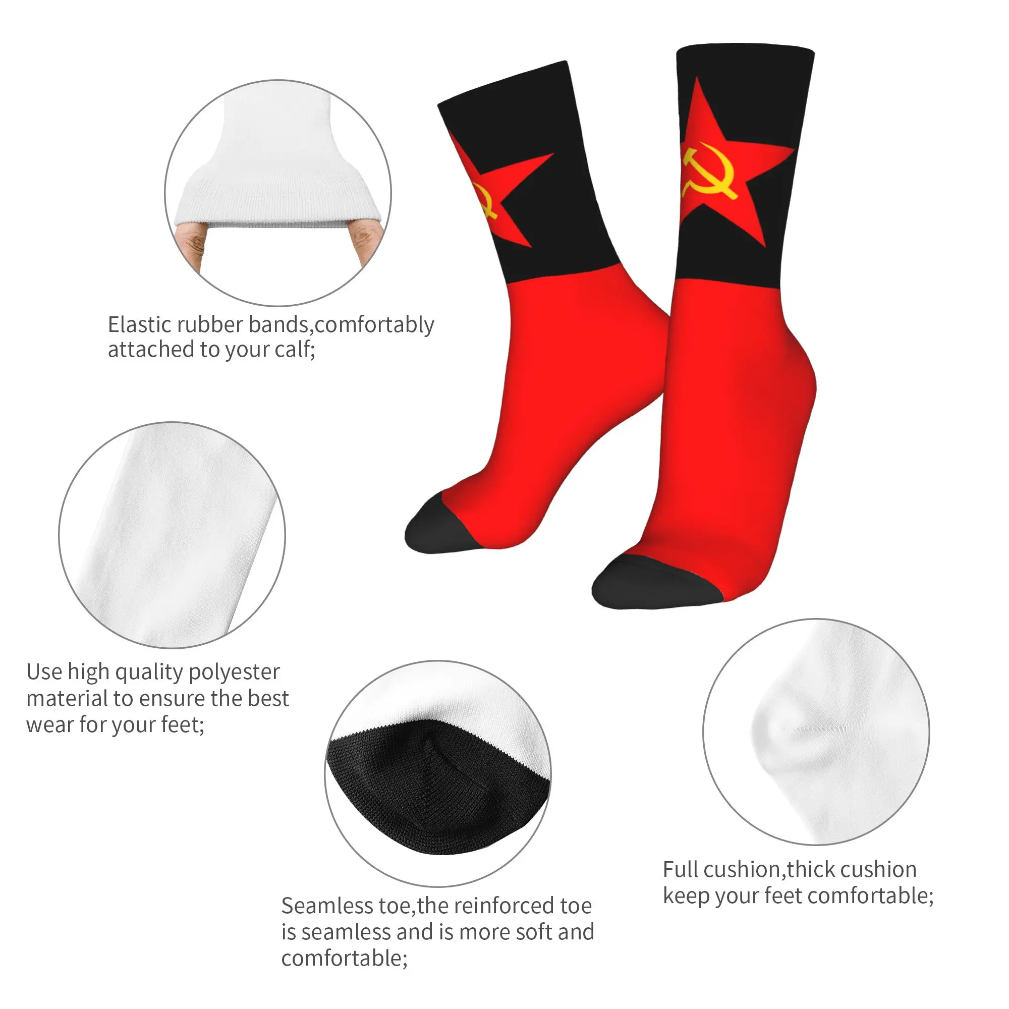 Russian Flag Custom Hammer  Si - Dress Sock Men ulasan dan harga