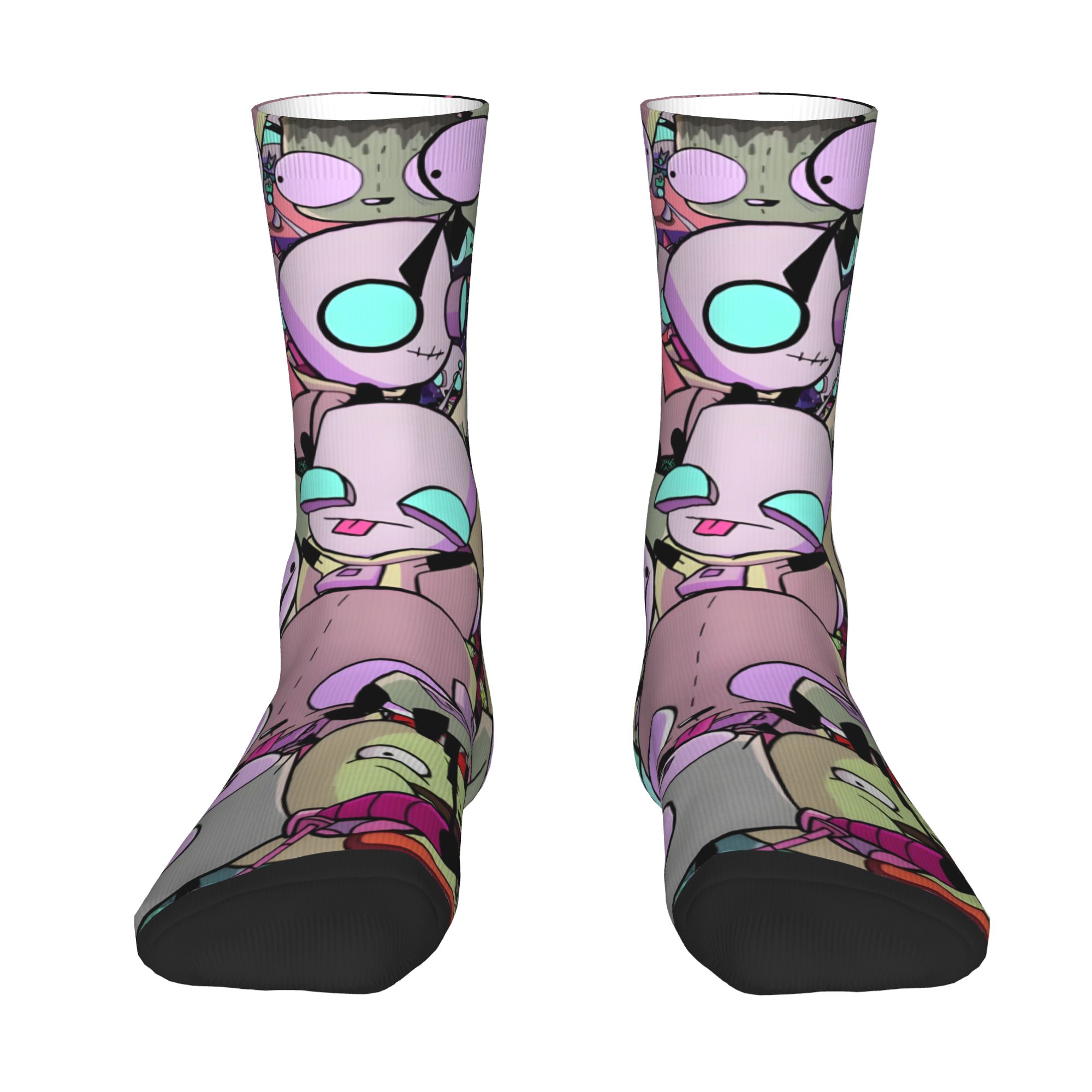 Custom I-Invader Z-Zim Cartoon - Dress Sock Men ulasan dan harga