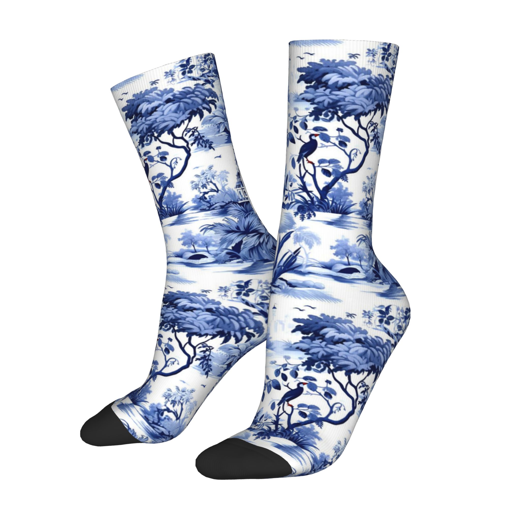 Custom Navy Blue And White Men - Dress Sock Men ulasan dan harga